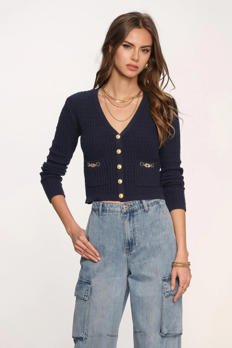 Lida Navy Cardi