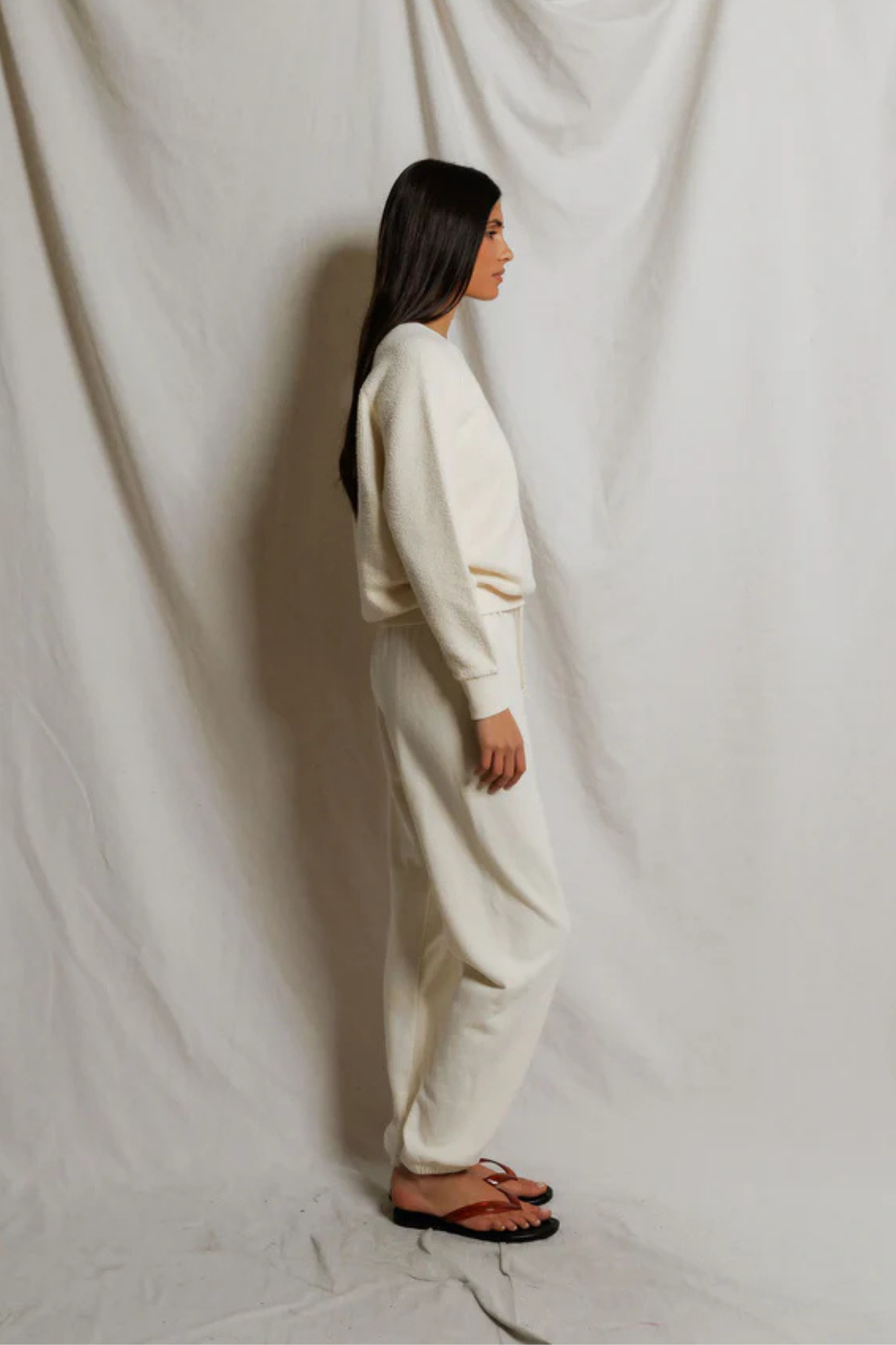 Ziggy Bright Ivory Inside Out Pullover