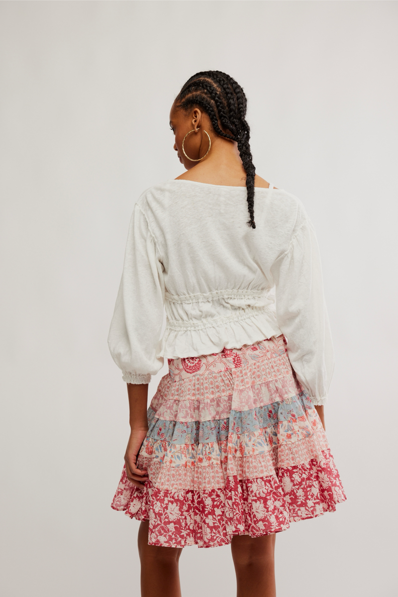 Let's Go Ivory Blouse