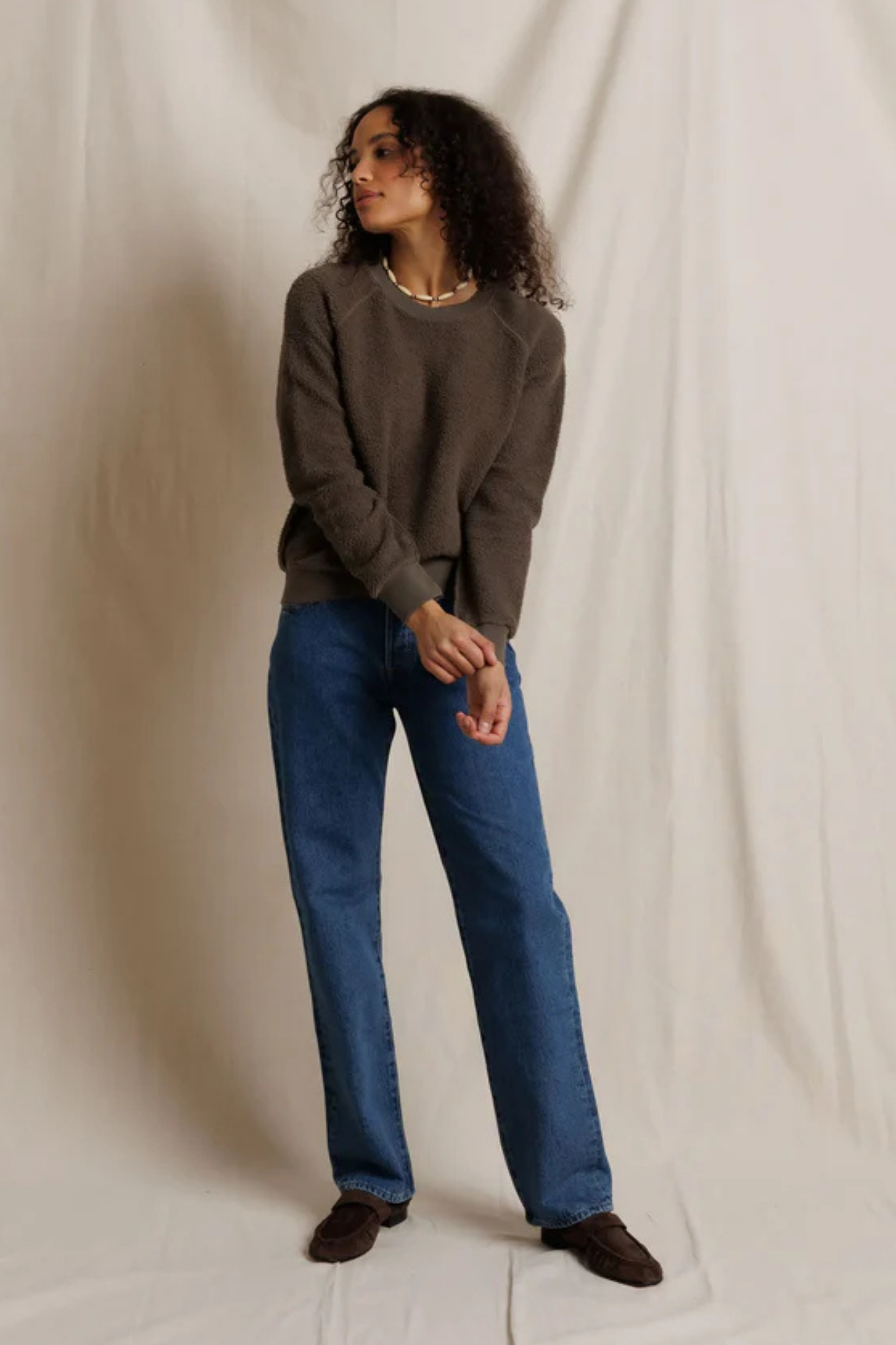 Ziggy Dark Olive Inside Out Pullover