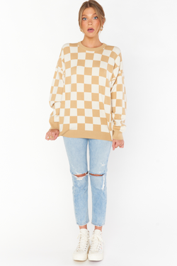 Scout Checker Knit Sweater