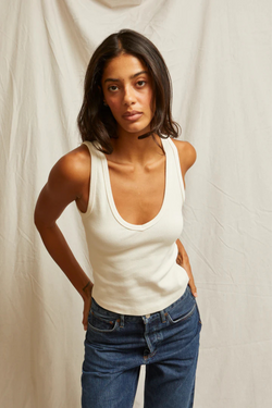 Maria Bright Ivory Tank