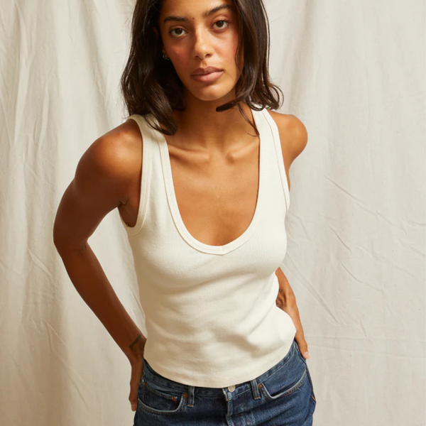 トップス ANDMARY Cotton ribbon tank ivory Cotton ribbon tank andmary ivory