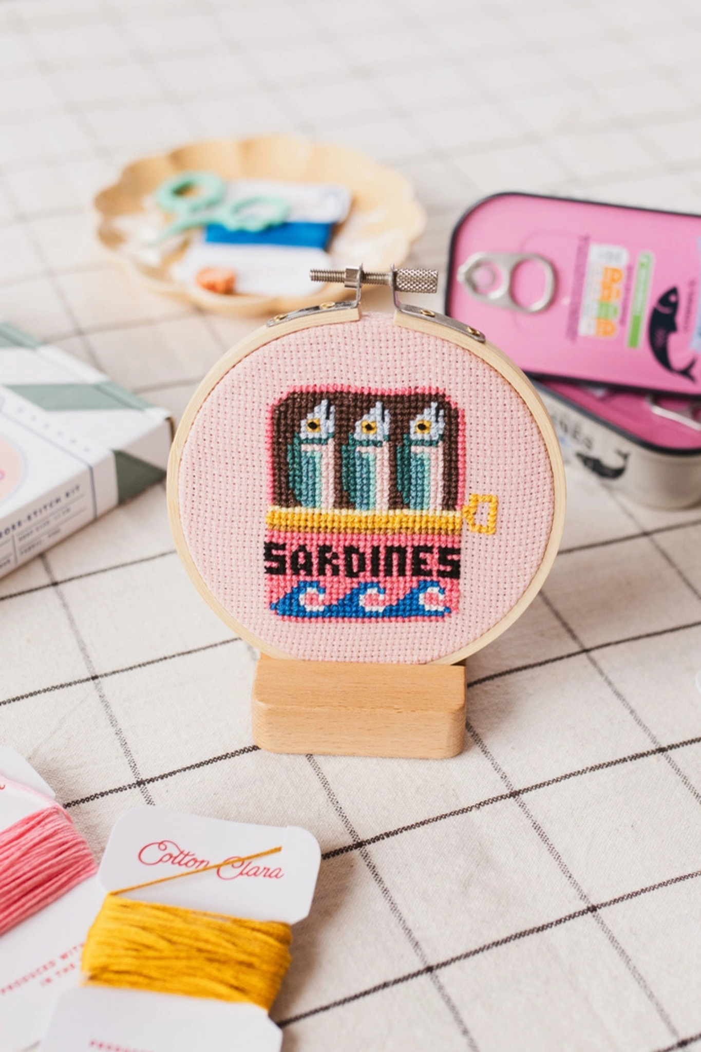 Sardines Cross Stitch Kit