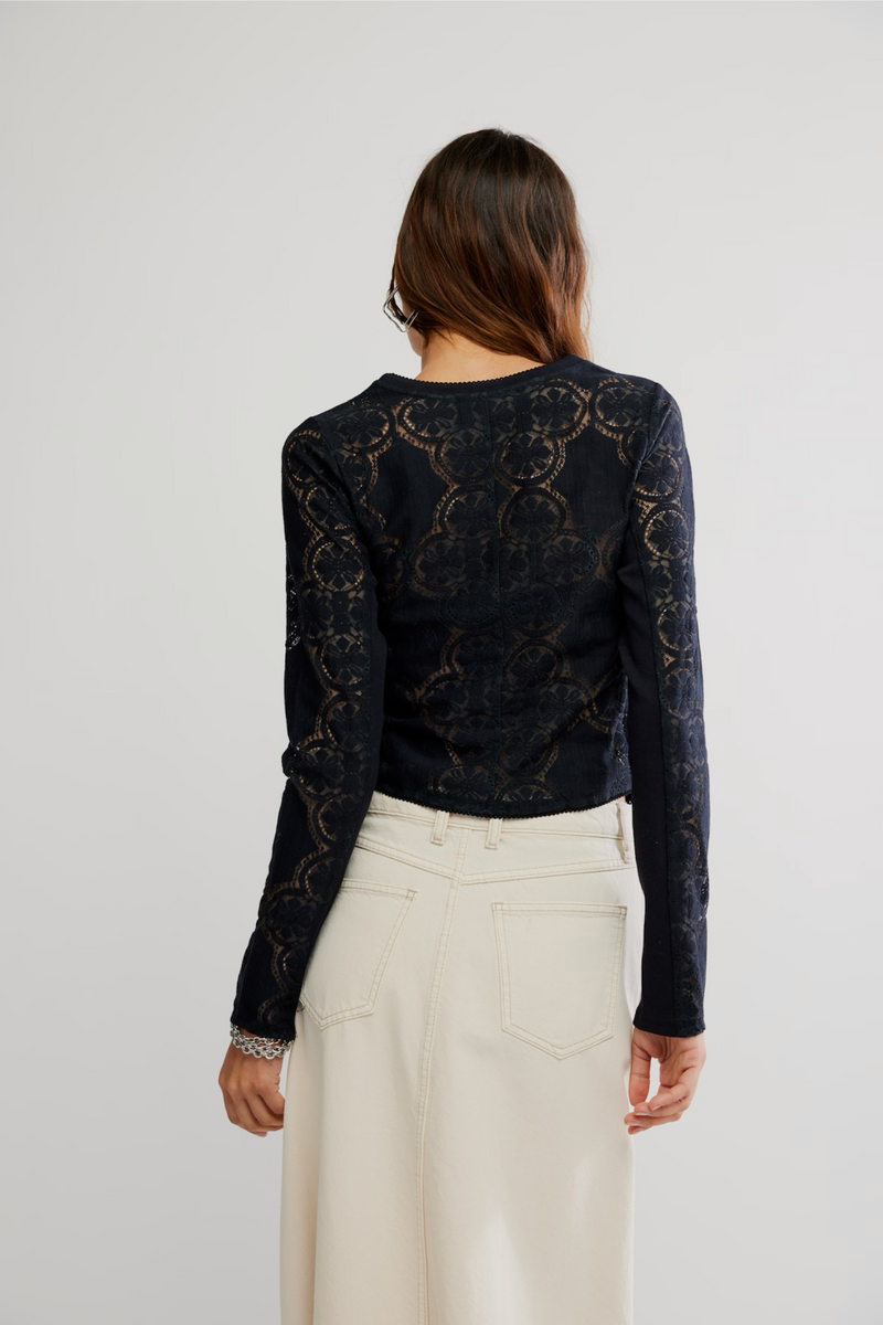 Jae Black Knit Top