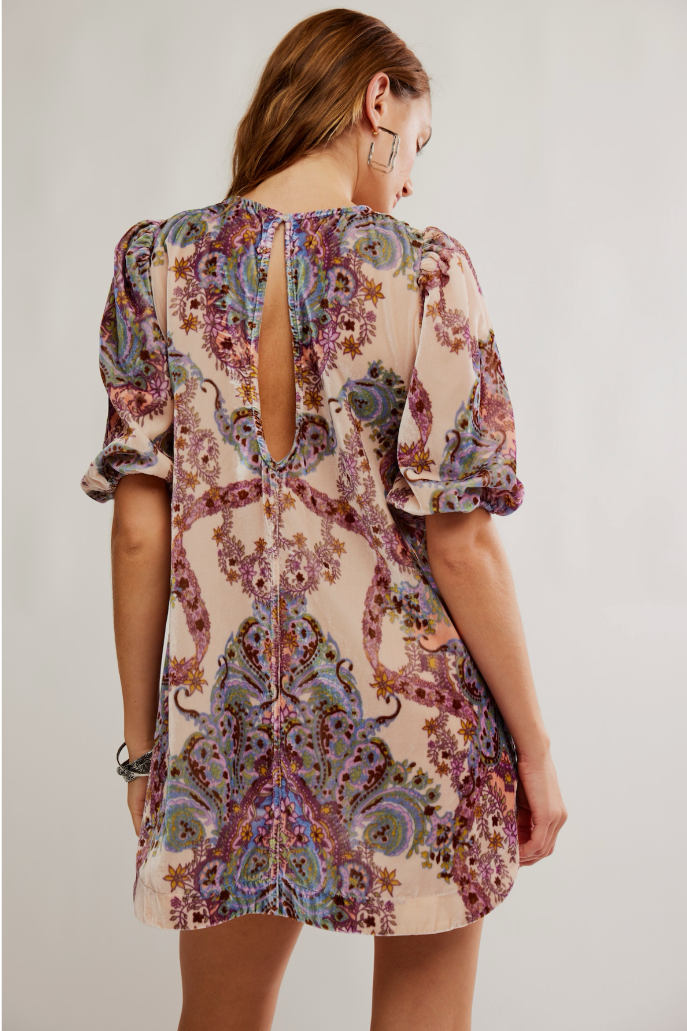 Maye Printed Velvet Tunic