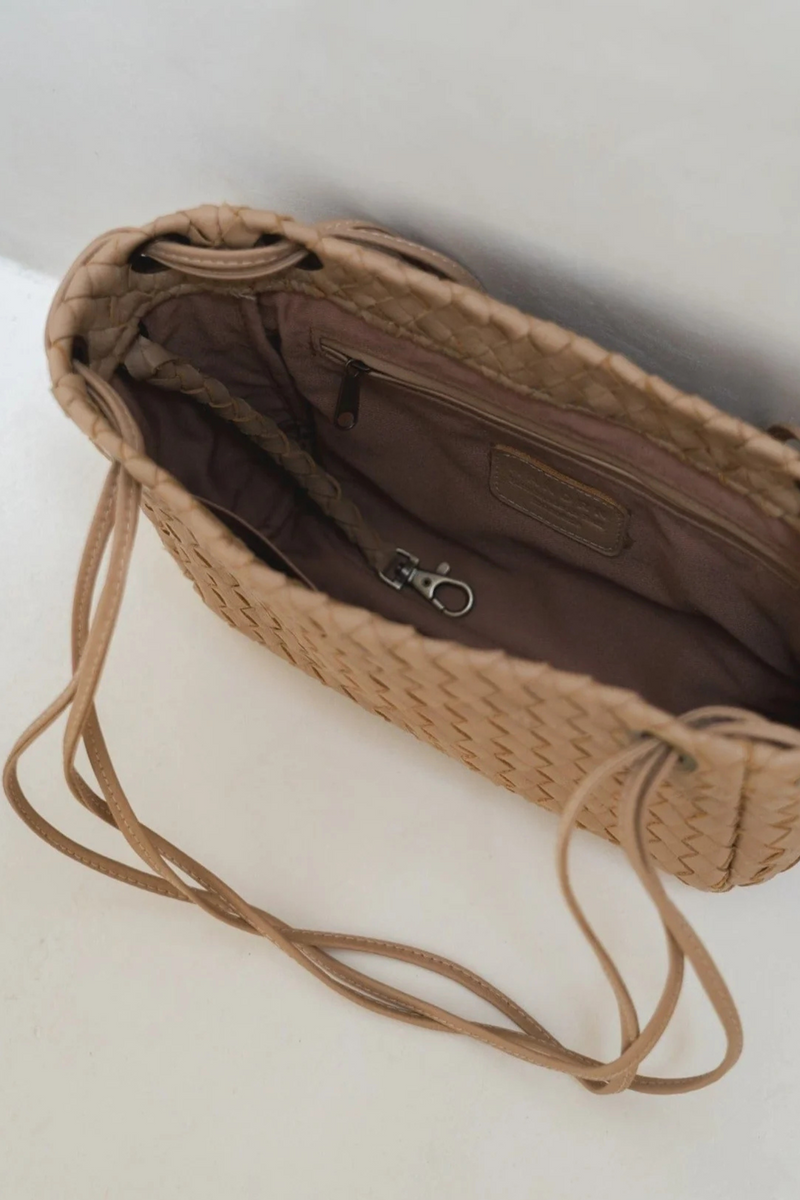 Lou Woven Bag - Sand