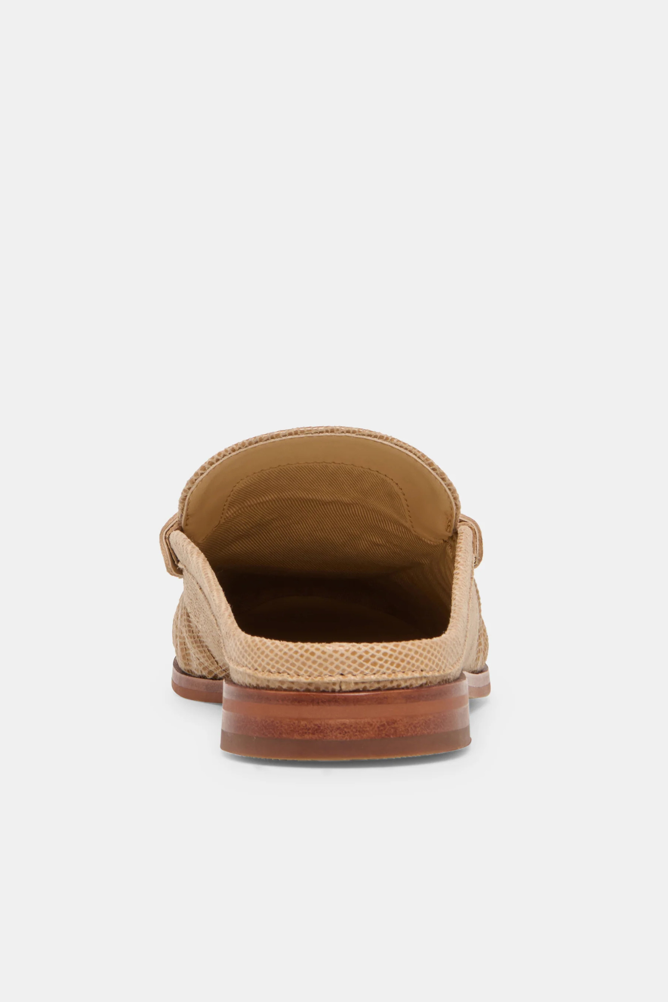 Betzy Latte Embossed Suede Loafer