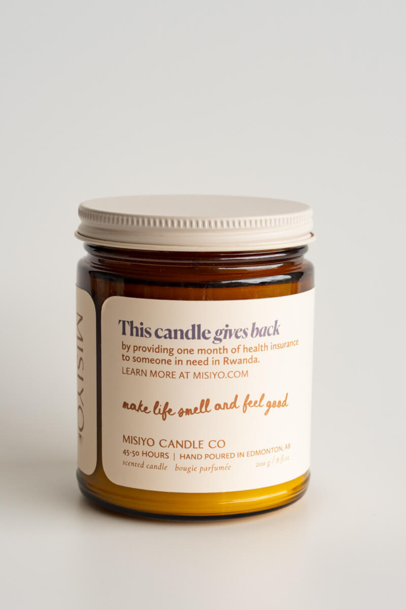 Rosewood + Amethyst Candle