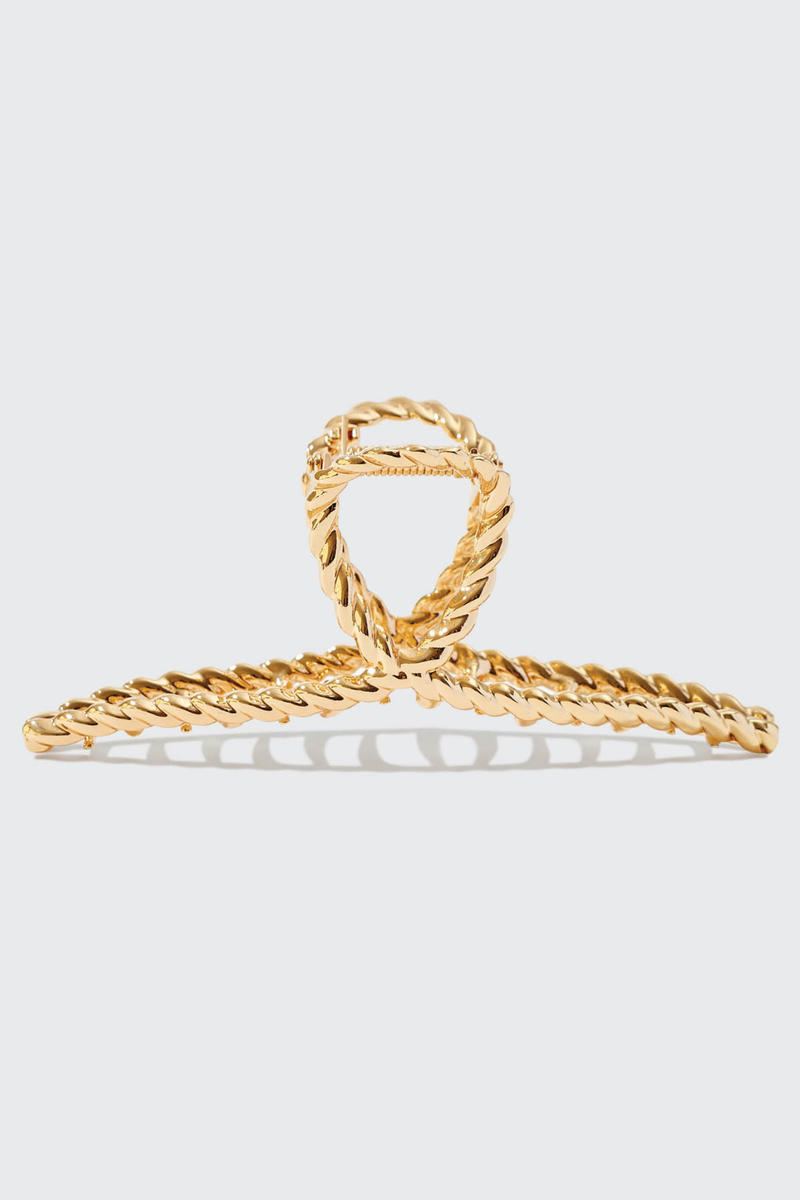 Gold Rope Claw Clip