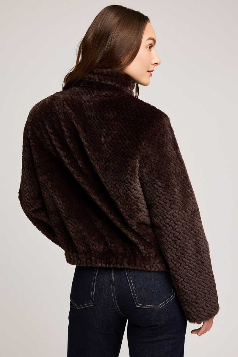 Calista Java Faux Fur Jacket