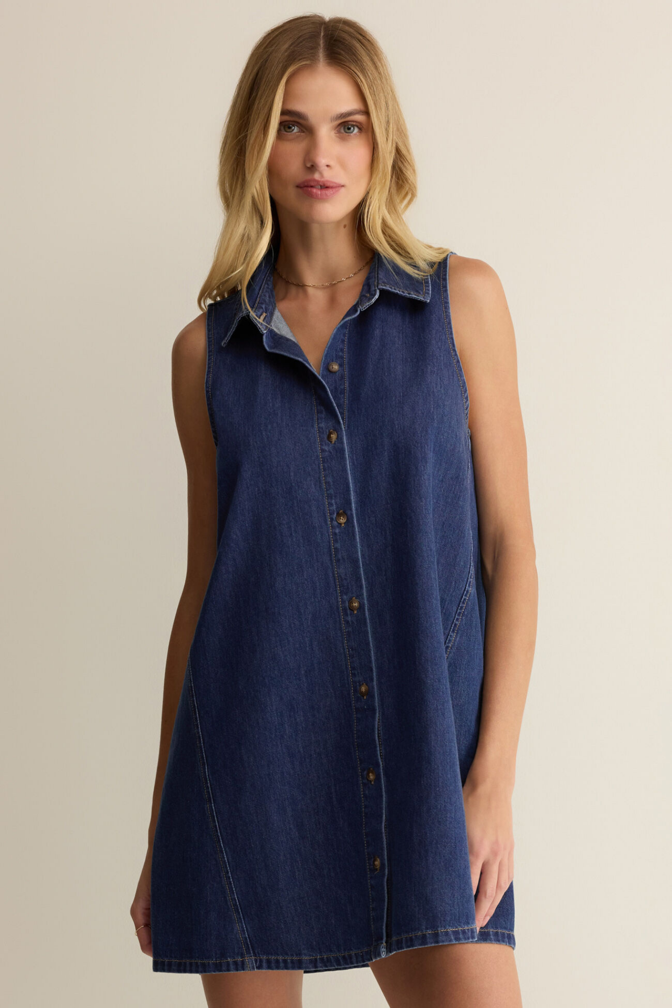 New Day Deep Water Mini Dress