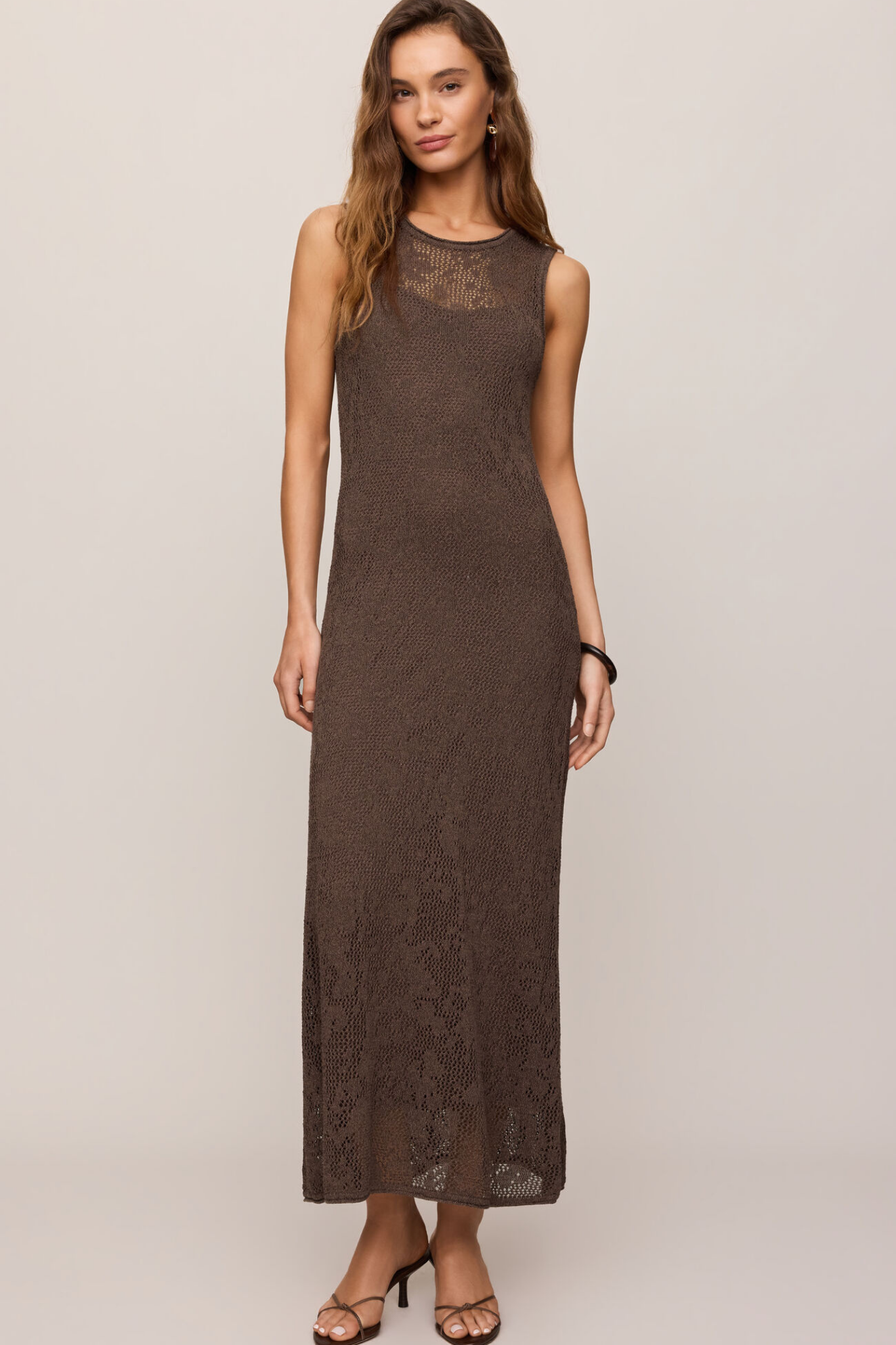 Claremont Cocoa Latte Midi Dress