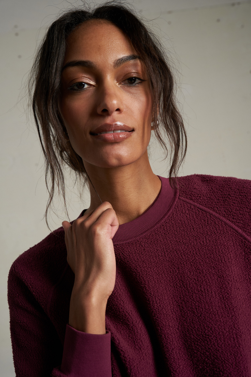 Ziggy Dark Burgundy Inside Out Pullover