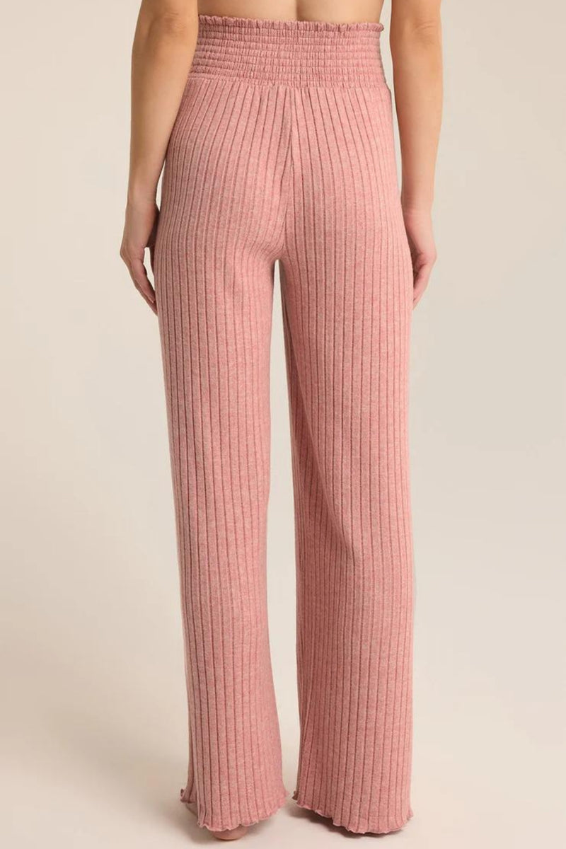 Dawn Rosebud Smocked Rib Pant