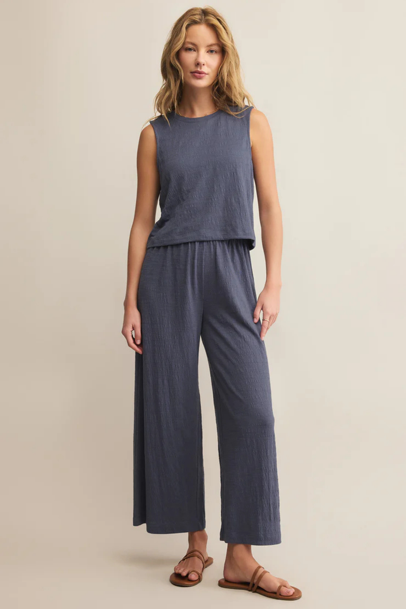 Scout Worn Blue Textured Slub Pant