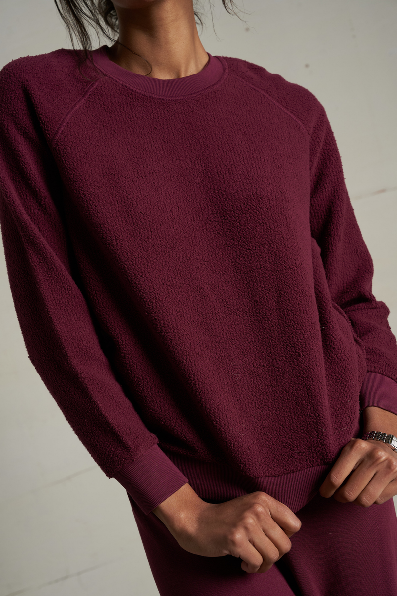 Ziggy Dark Burgundy Inside Out Pullover