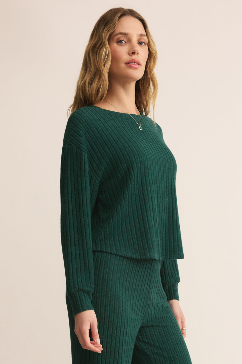 Elfie Mistletoe Rib Top