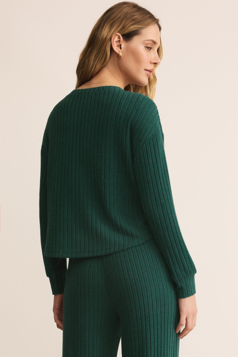 Elfie Mistletoe Rib Top