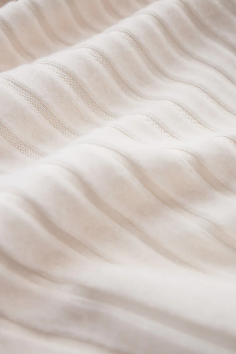 Dawn Vanilla Ice Smocked Rib Short