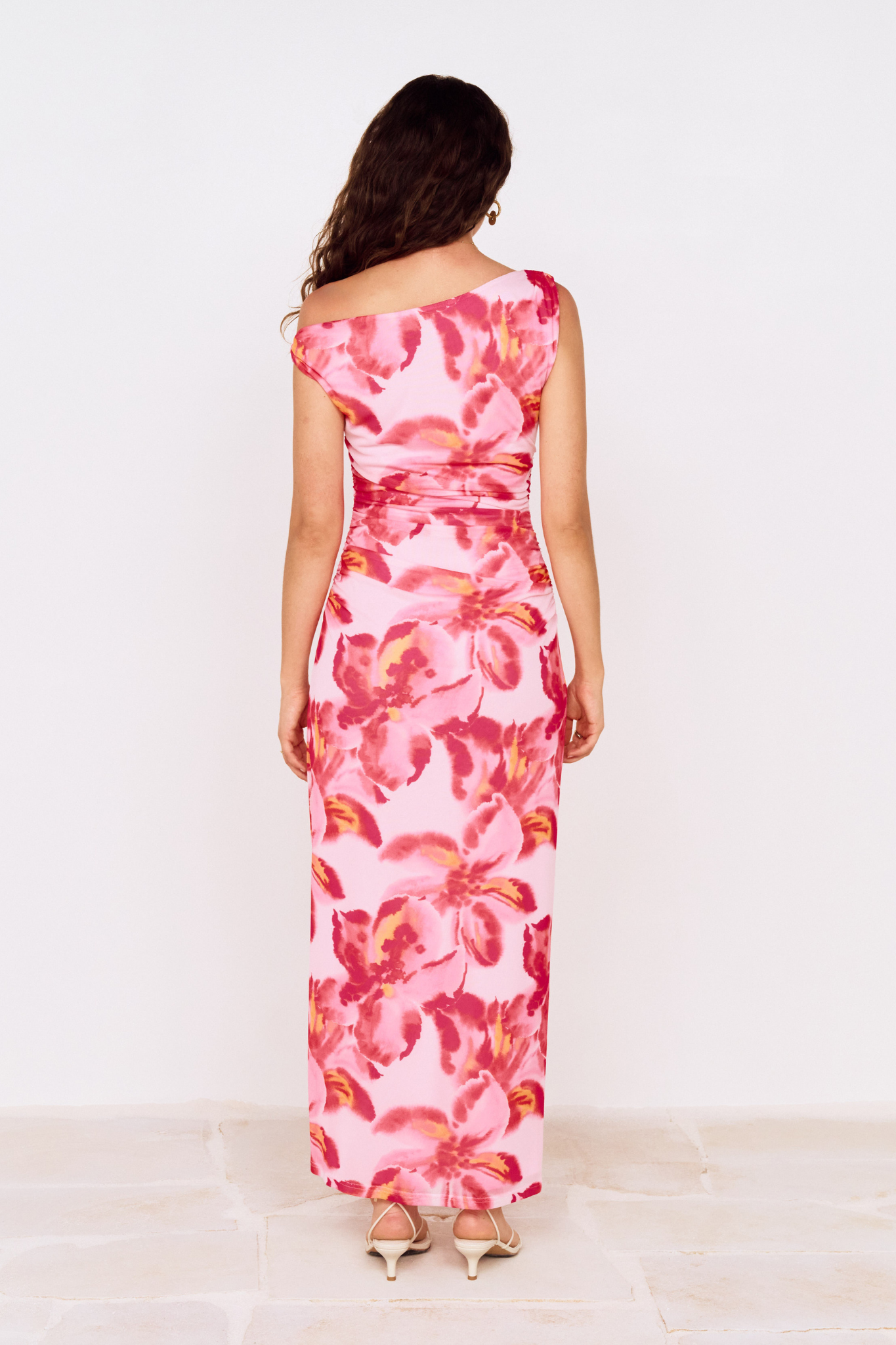 Bianca Floral Mesh Midi Dress