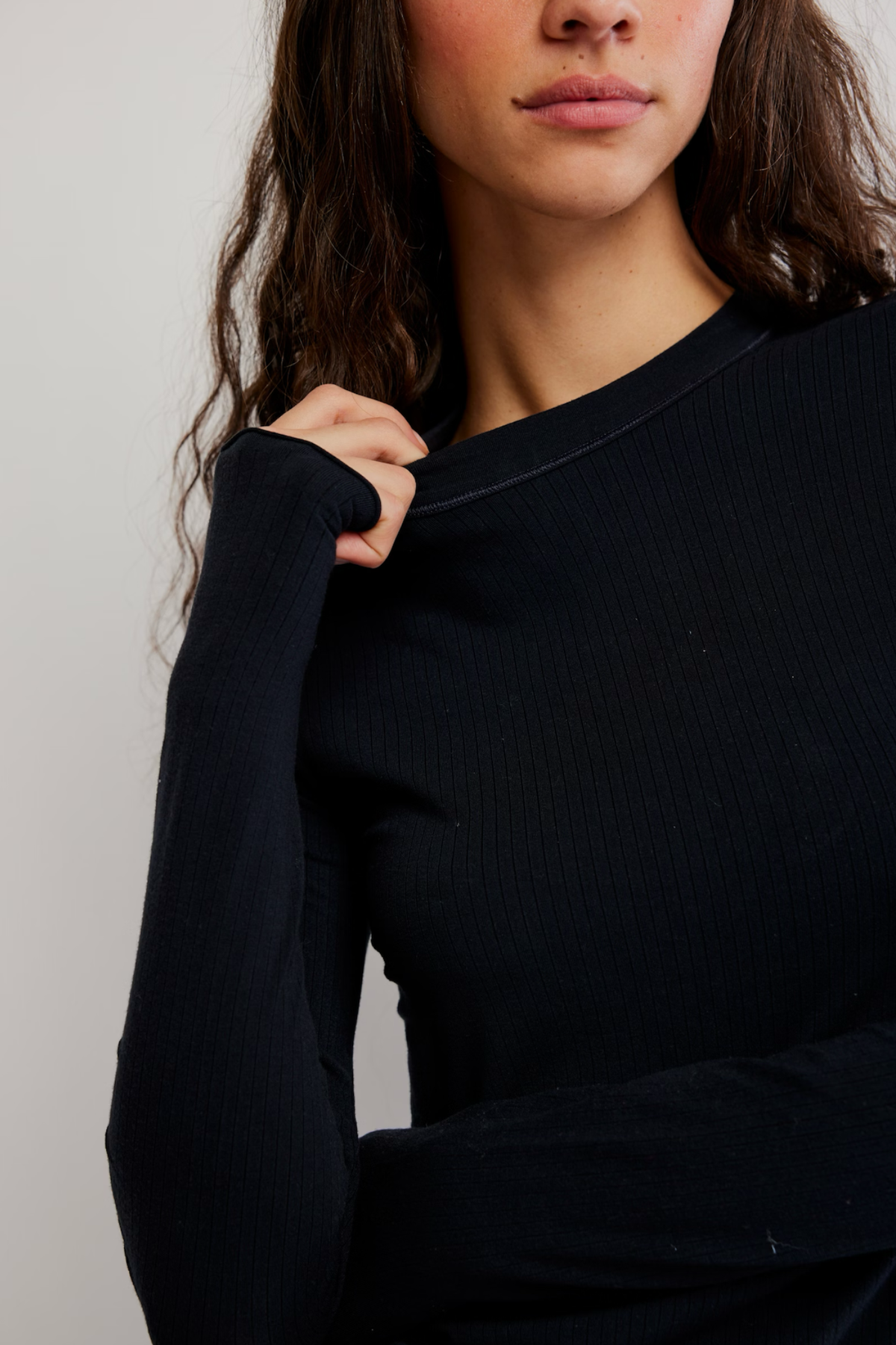 So Soft Black Seamless Long Sleeve