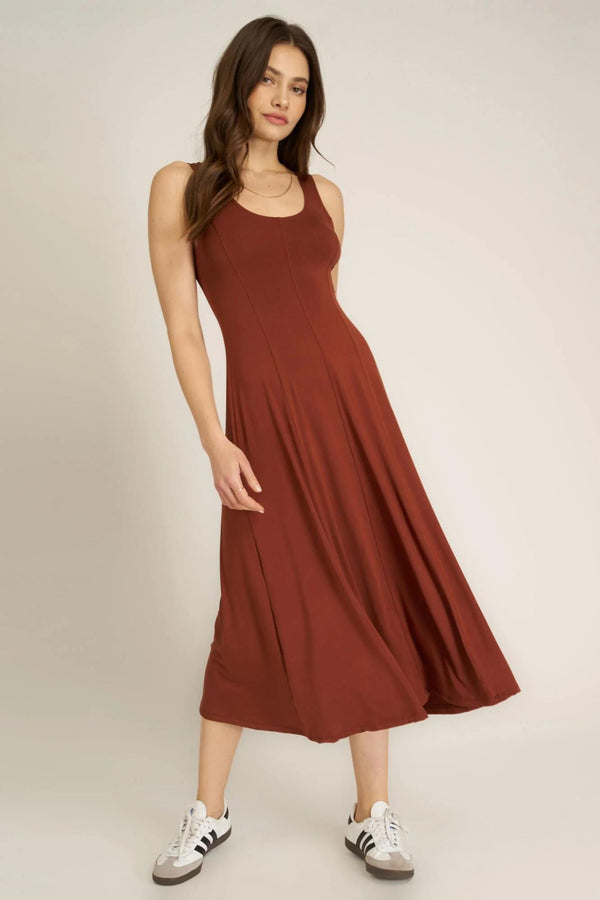 Loma Russet Brown Dress