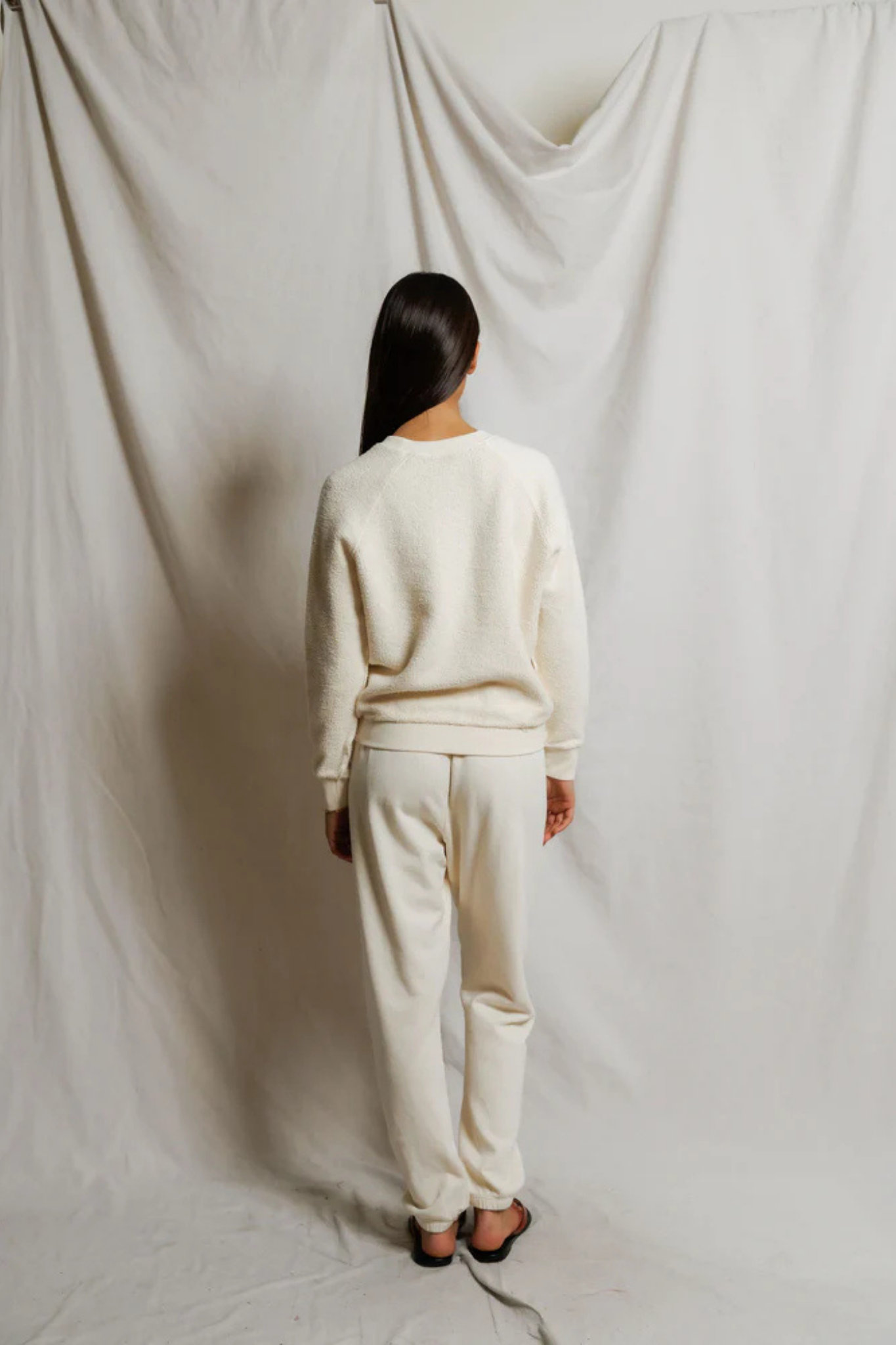 Ziggy Bright Ivory Inside Out Pullover