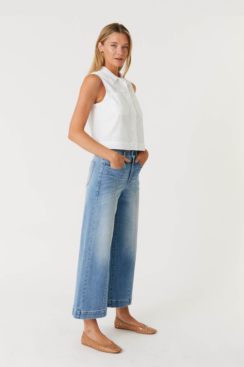 Jansen Light Sky Pintuck Denim – Lily + Sparrow Boutique Jansen Light Sky Pintuck Denim – Lily + Sparrow Boutique