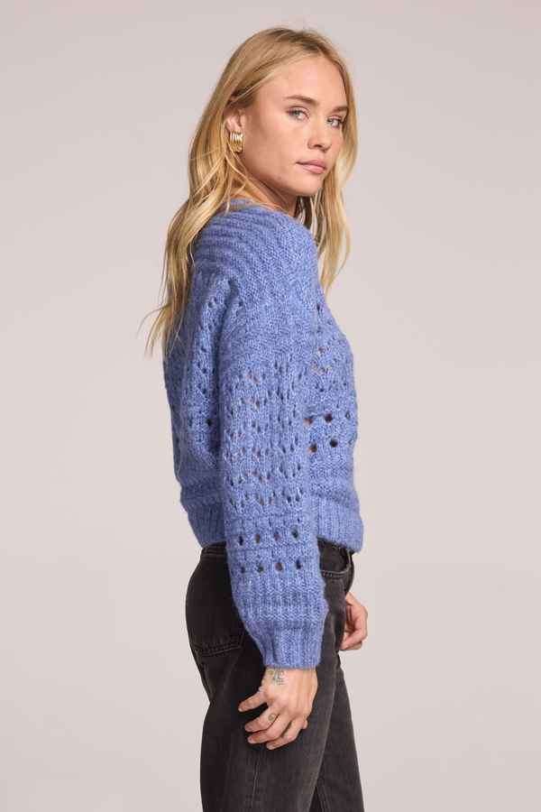 Ronnie Azure Blue Sweater