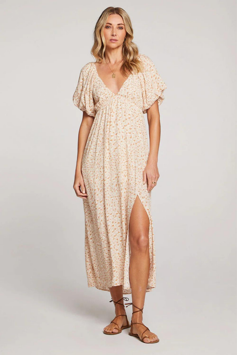 Tristan Sand Midi Dress