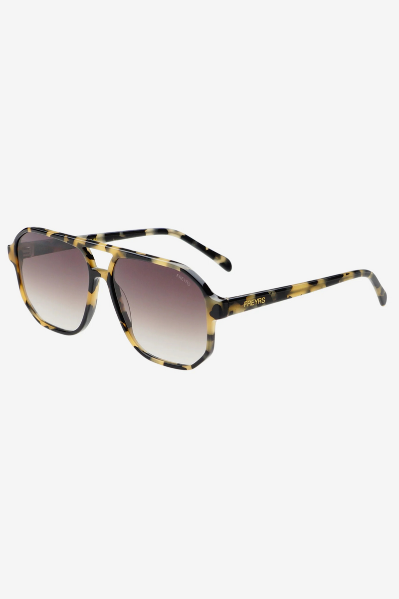 Billie Tortoise Acetate Aviator Sunglasses