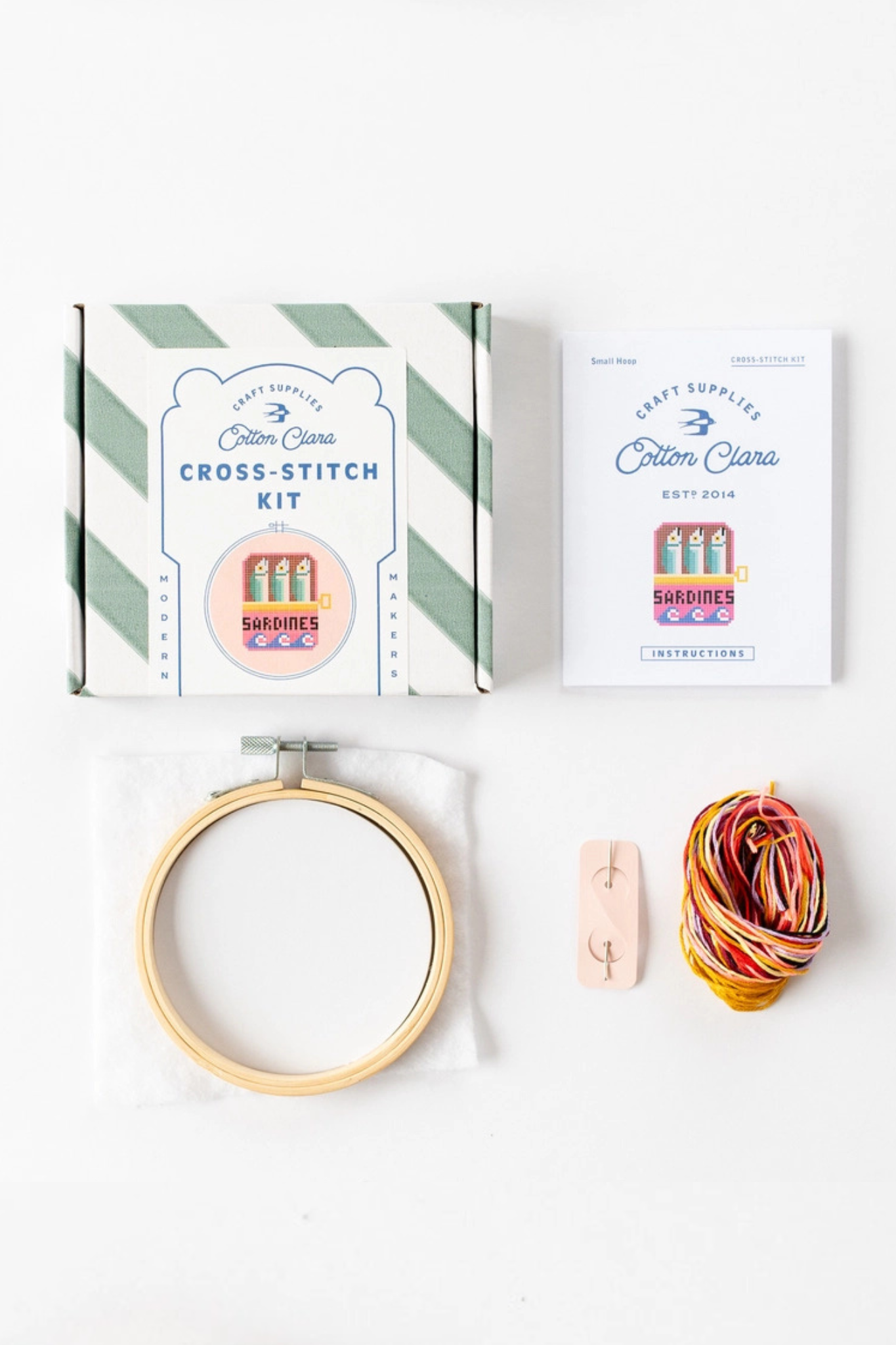 Sardines Cross Stitch Kit