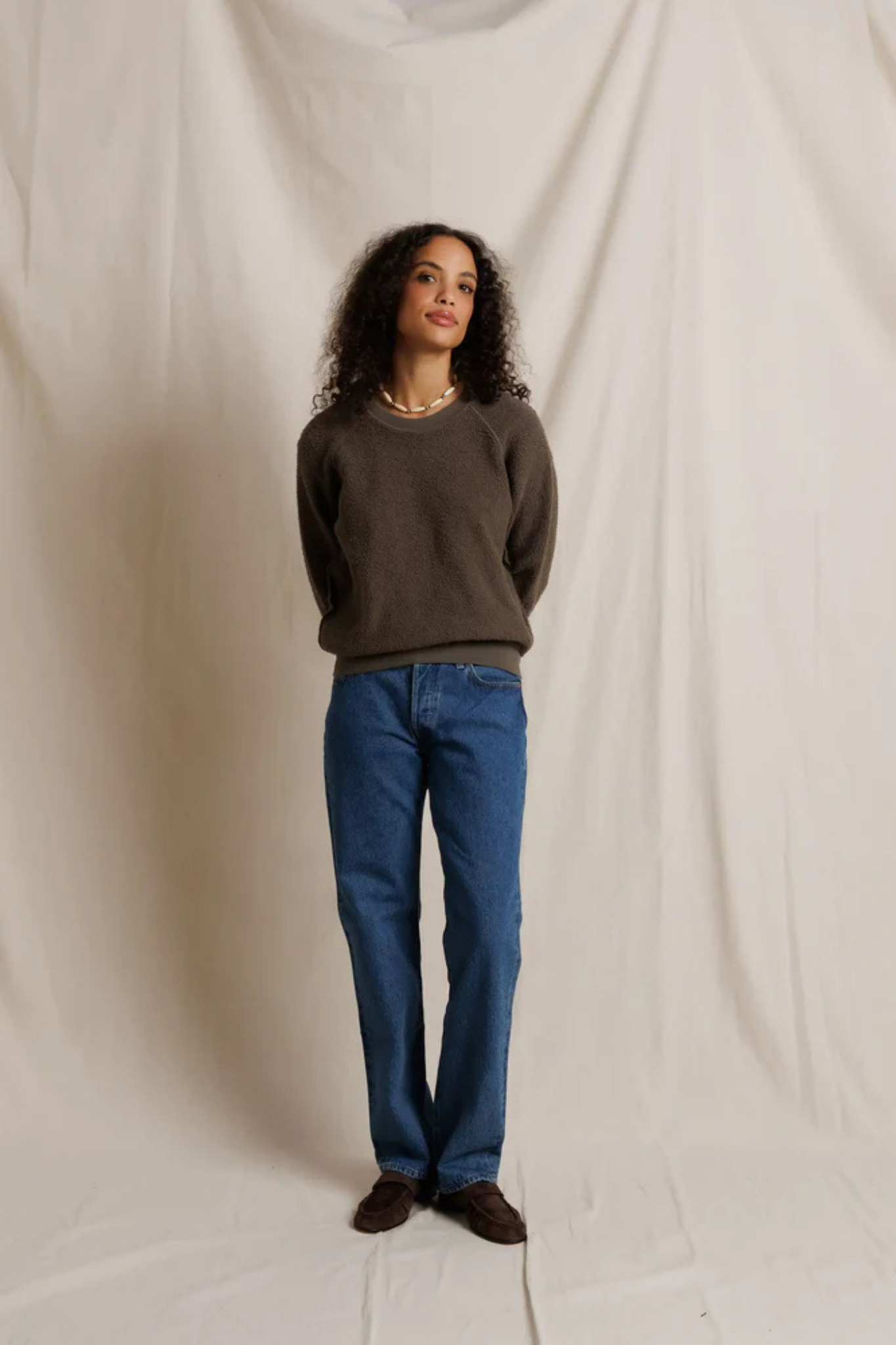 Ziggy Dark Olive Inside Out Pullover