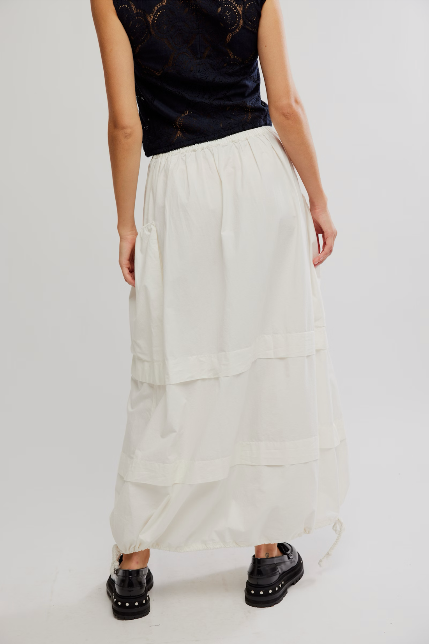Eloise Clean Ivory Maxi Skirt