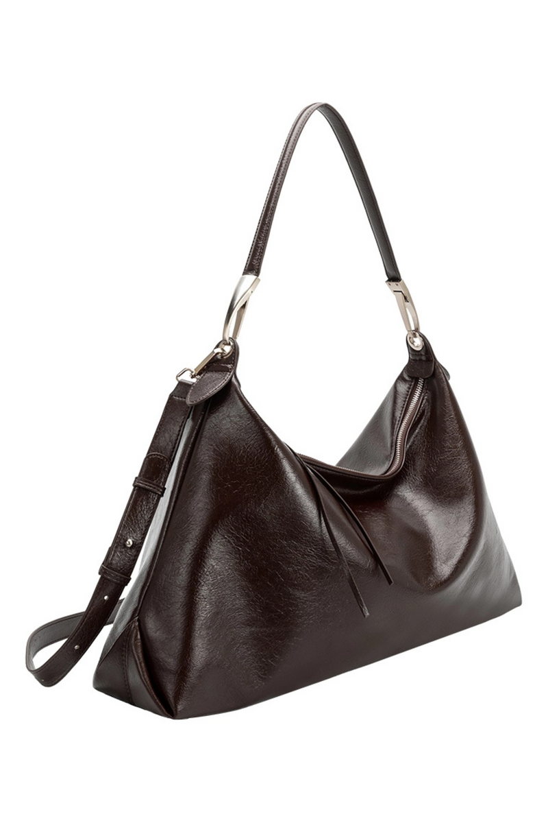 Charlie Espresso Shoulder Bag