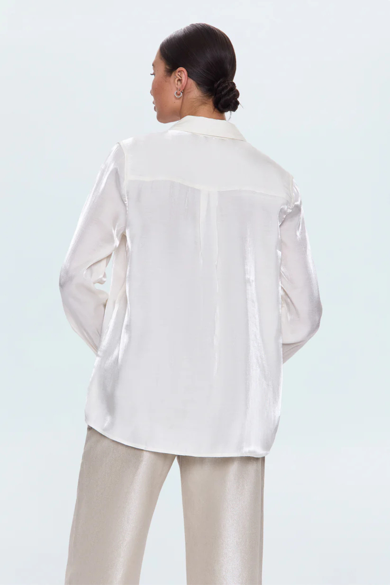 Tilda Ecru Button Up