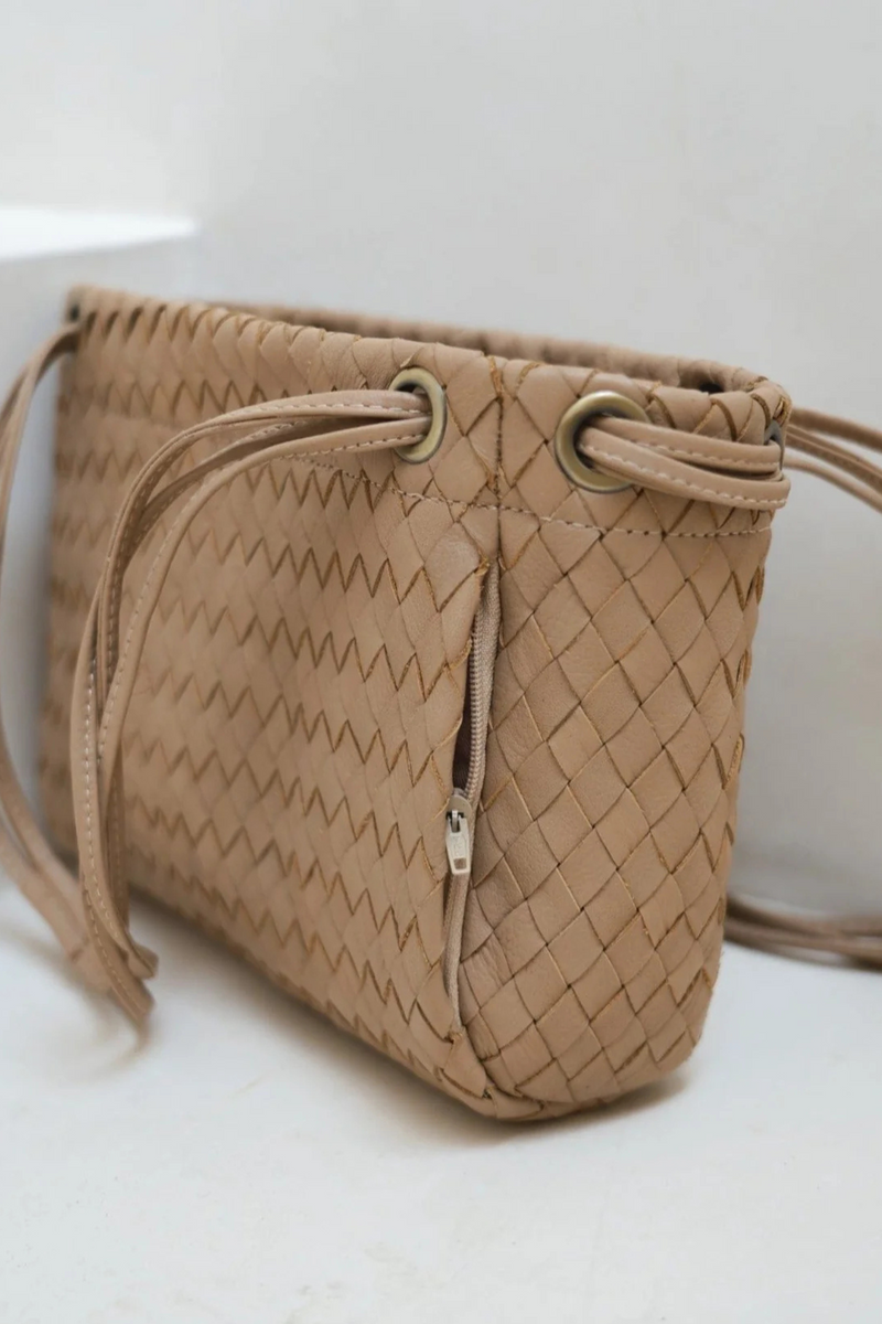 Lou Woven Bag - Sand