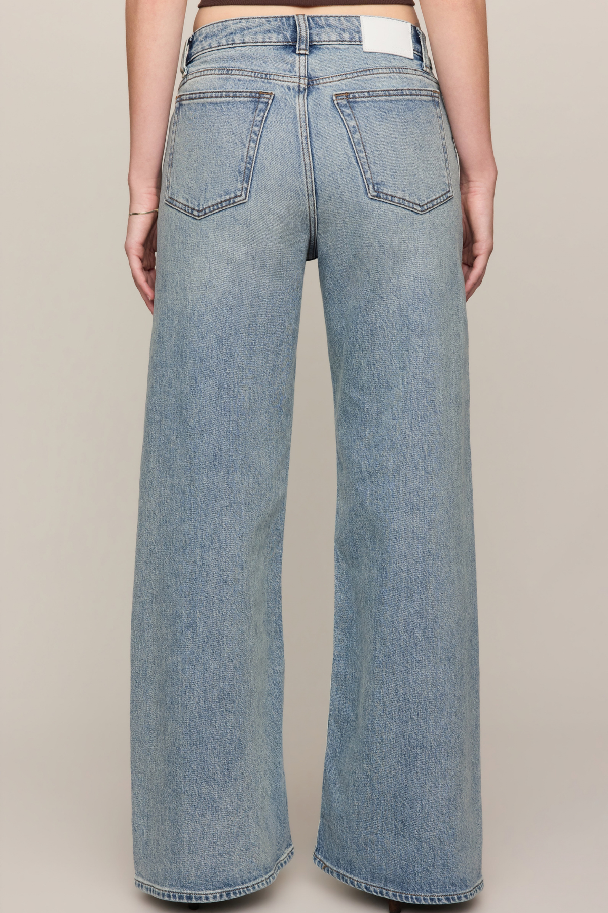 Stunner Downtown Mid Rise Wide Leg