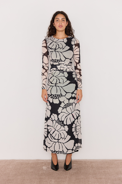 Eden Mesh Maxi Dress