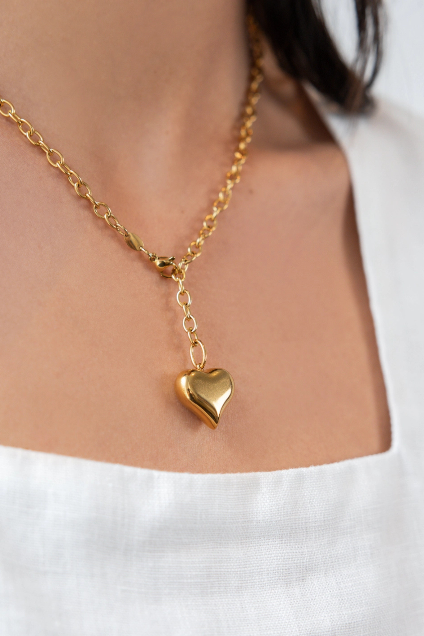 Puffy Heart Necklace