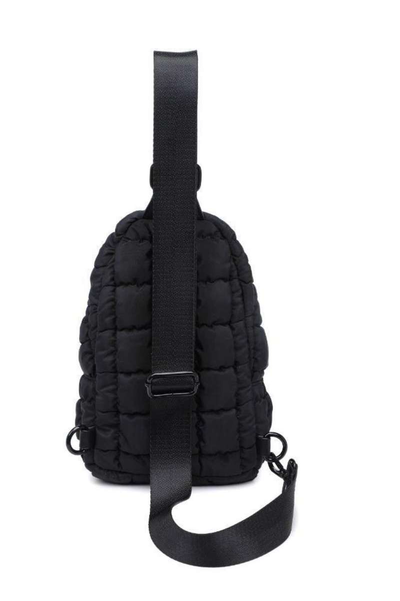 Rejuvenate Black Sling Backpack