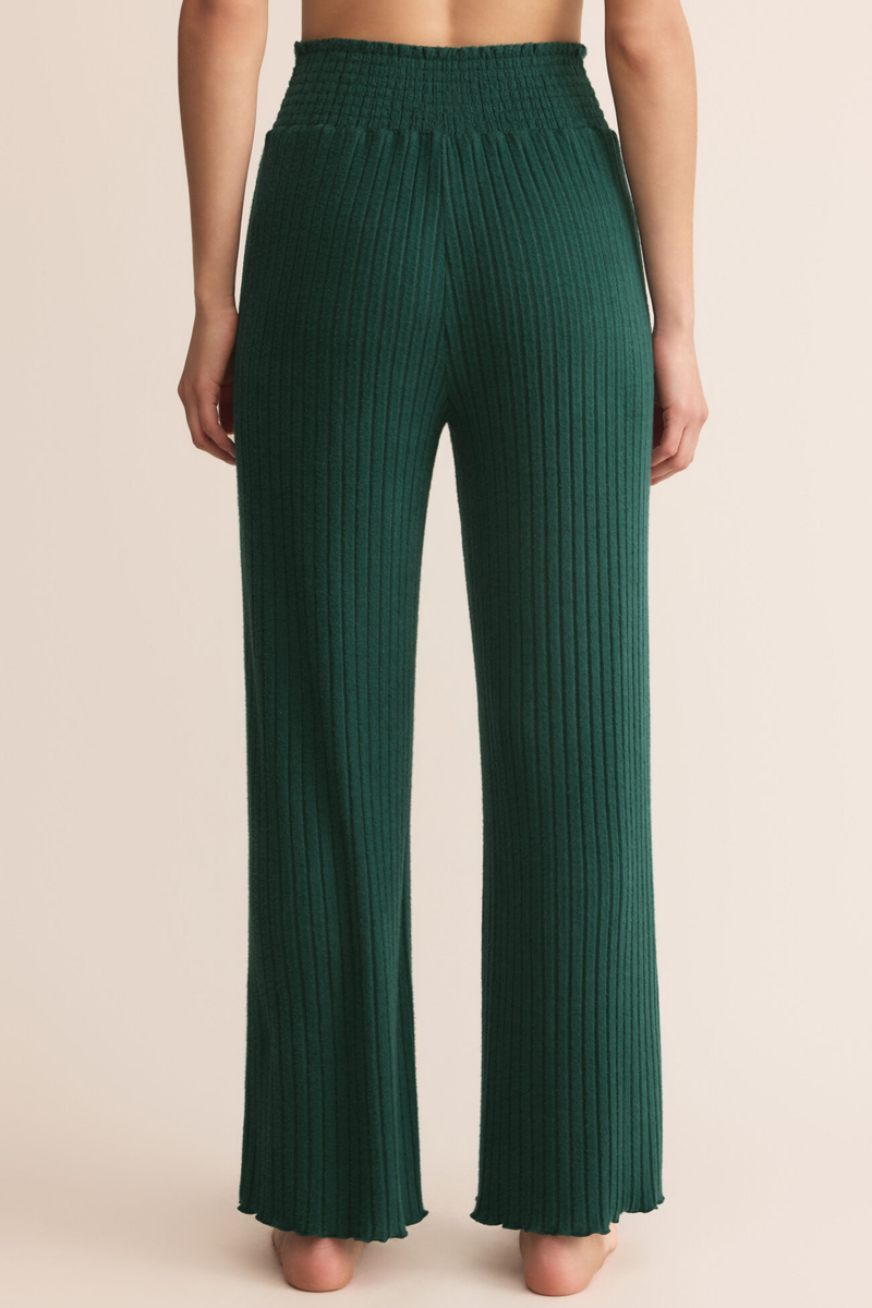 Dawn Mistletoe Smocked Rib Pant