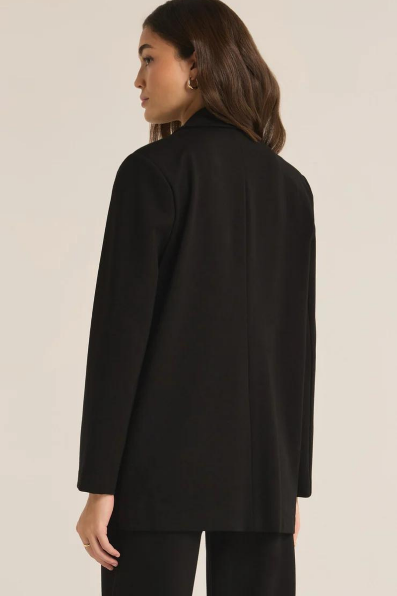 Do It All Black Relaxed Blazer