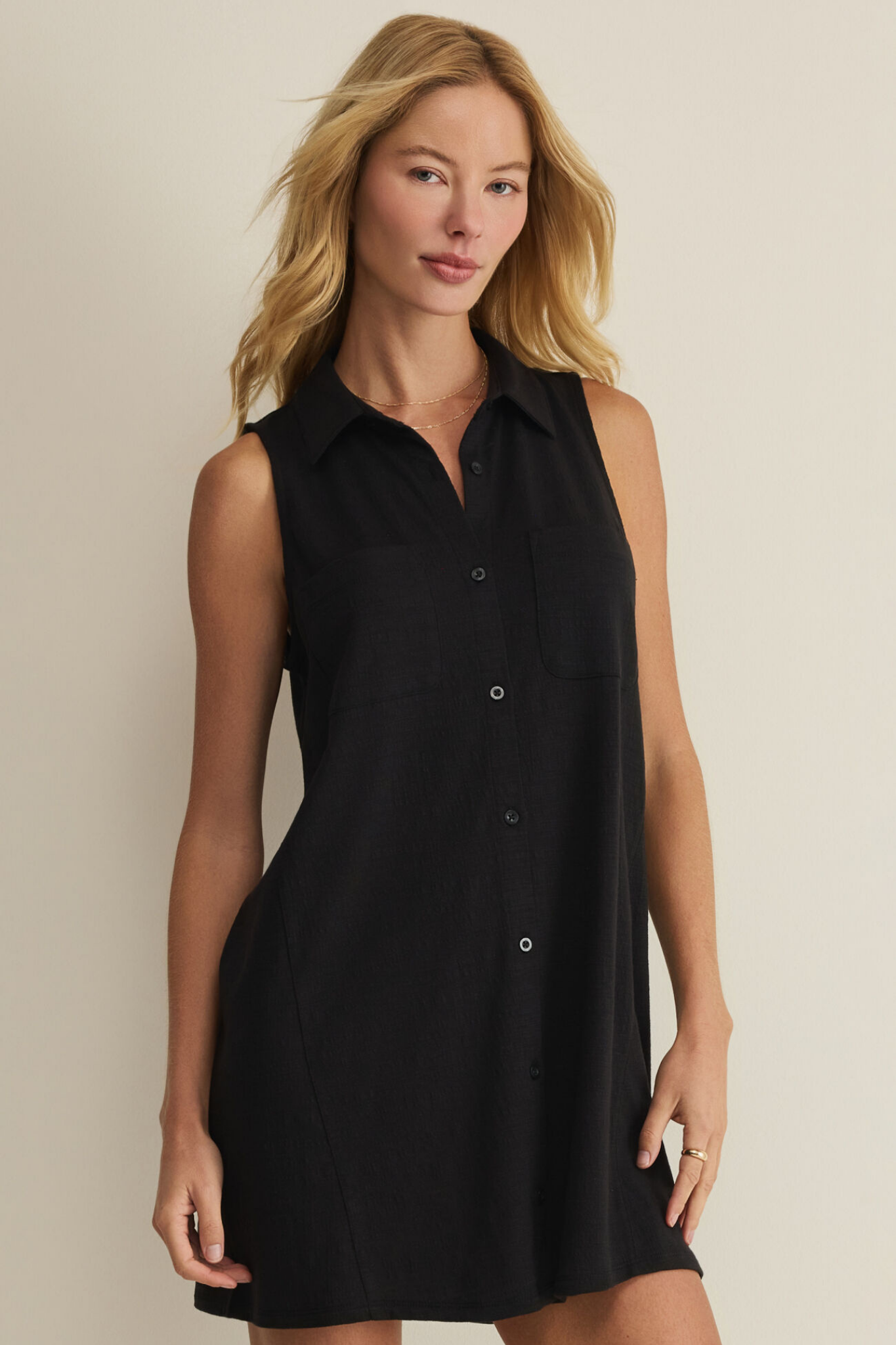 New Light Black Mini Dress