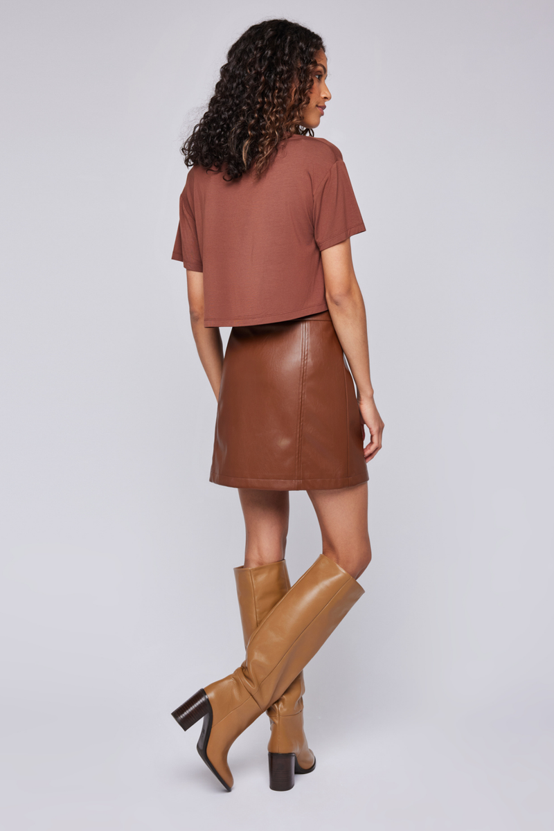 Chrissy Cognac Skirt