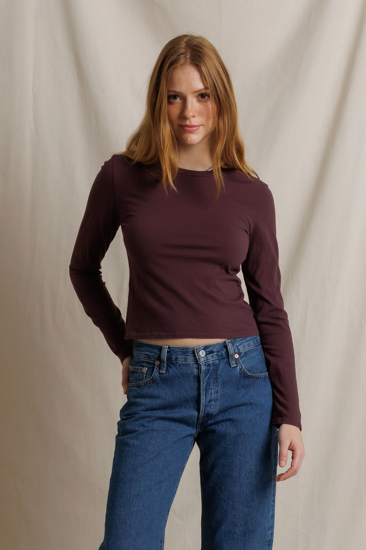 Jamie Cherry Lacquer Top