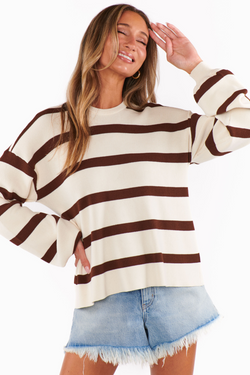 Pismo Driftwood Stripe Sweater
