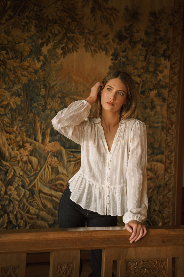 Ophelia Cream Blouse