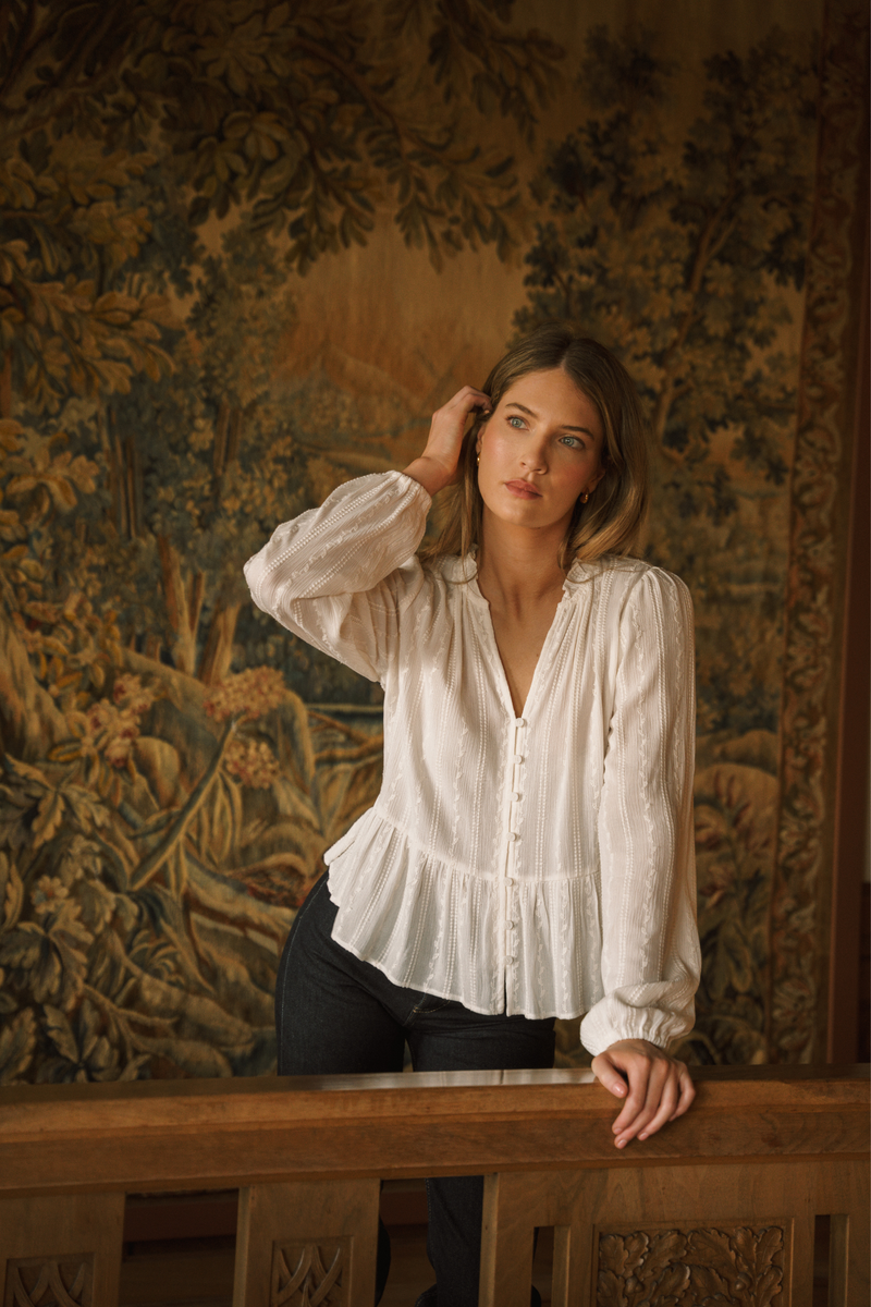 Ophelia Cream Blouse
